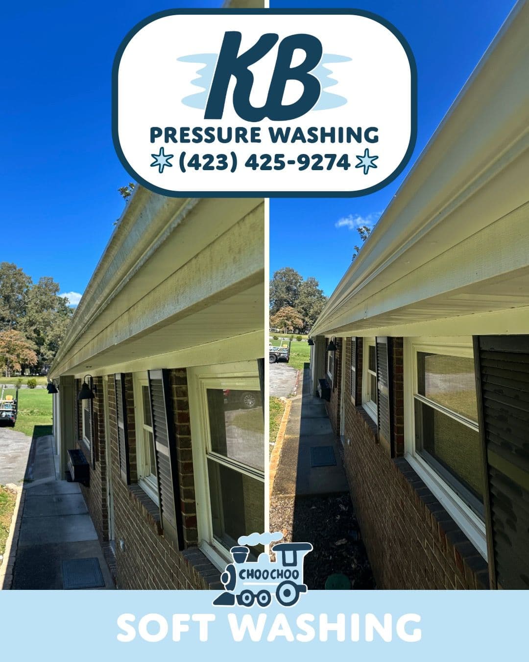 Gutter and Exterior Refresh with Soft Washing image