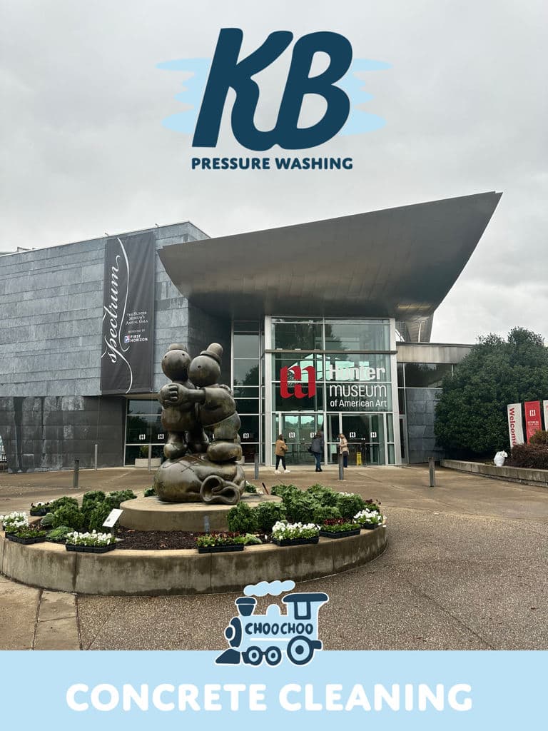 Project Concrete Cleaning at Hunter Museum of Art image